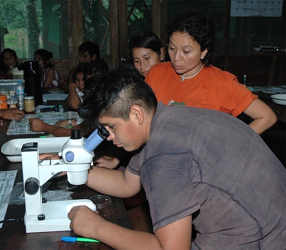 The teens’ visit to the research station allowed them to experience the local ecosystem in new, deeper detail.